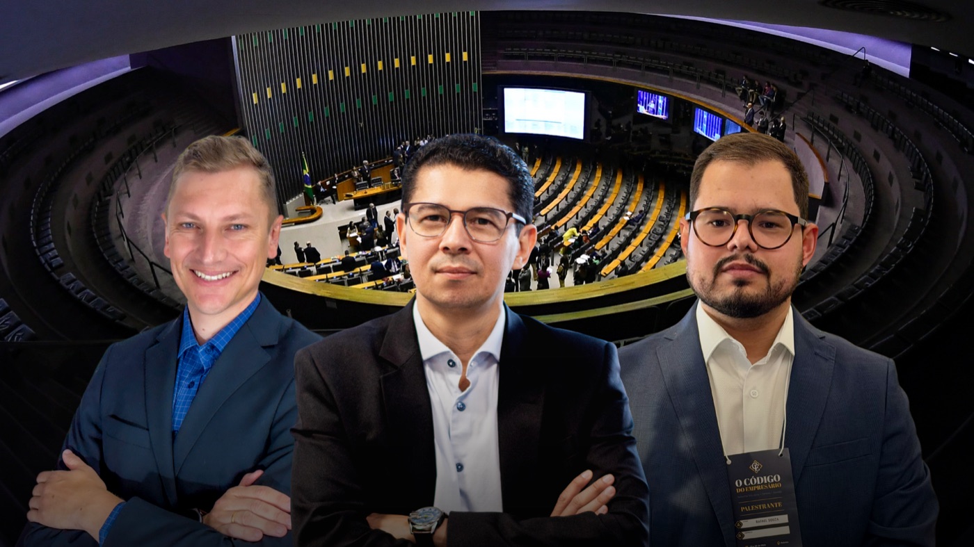 Felipe Dal Santo, Ronaldo Dias Oliveira e Rafael Souza, sócios da PRICETAX